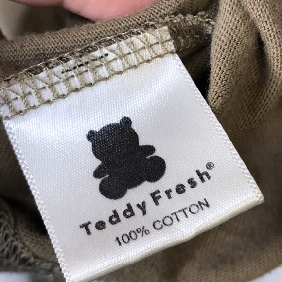 Teddy Fresh Smokey the Bear Size Large Long Sleeved T Shirt Camo Cotton - Picture 7 of 8